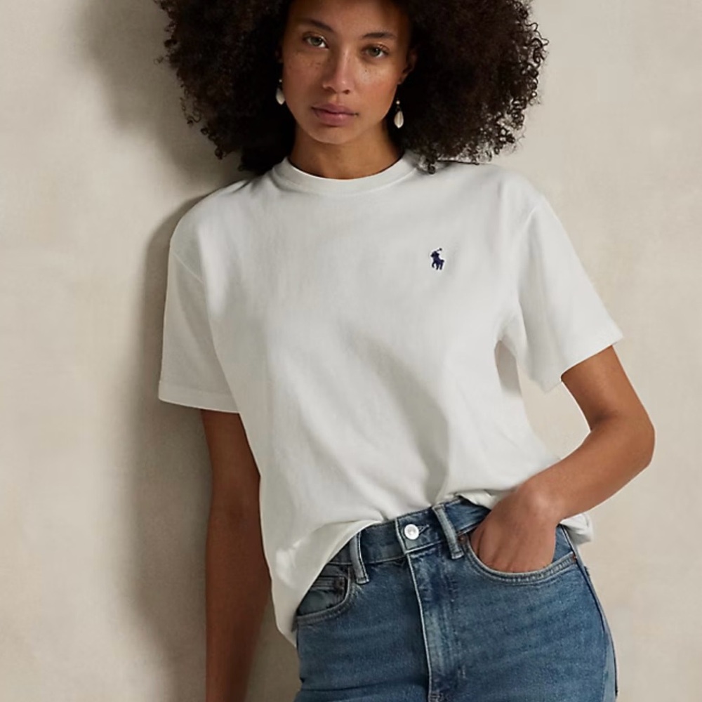 Ralph Lauren White Short Sleeve Tee